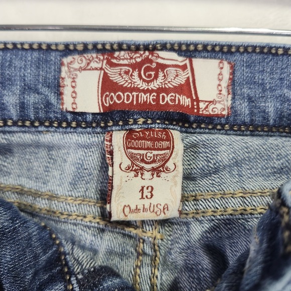 Goodtime Denim Distressed Size 13. - Picture 3 of 10